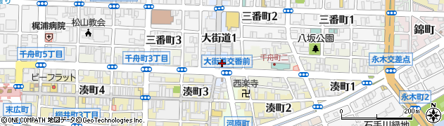 愛媛県松山市大街道1丁目5-3周辺の地図