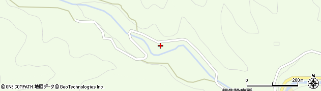 徳島県那賀町（那賀郡）井ノ谷（蟇瀧）周辺の地図