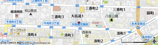 愛媛県松山市大街道1丁目5-7周辺の地図