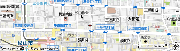 愛媛県松山市千舟町4丁目5-1周辺の地図