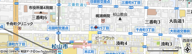 穴吹興産株式会社　松山支店周辺の地図