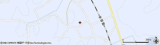 徳島県阿南市新野町（新田）周辺の地図