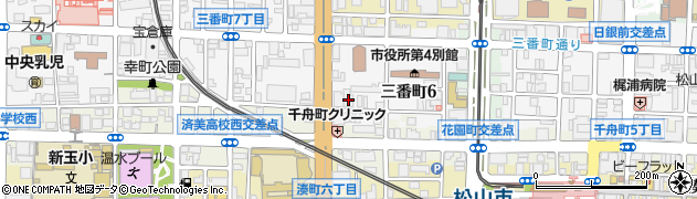 タカラスタンダード株式会社　松山ショールーム周辺の地図