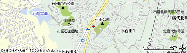 ウォッシュ１石田店周辺の地図