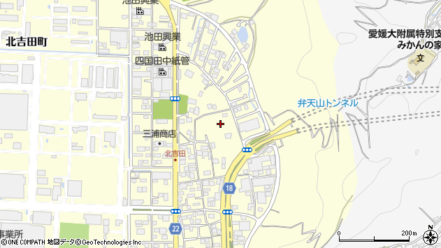〒791-8041 愛媛県松山市北吉田町の地図