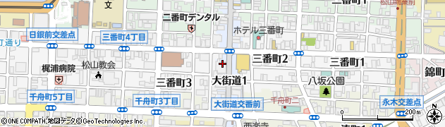アミューズメントパークＭＧ　大街道店周辺の地図