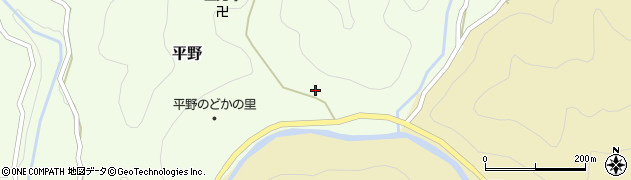 徳島県那賀郡那賀町平野東原12周辺の地図