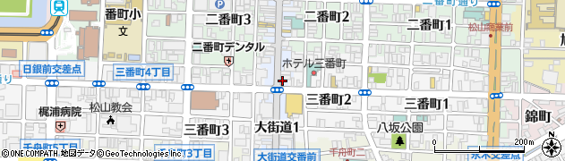 ポーラ・ザ・ビューティー大街道店周辺の地図