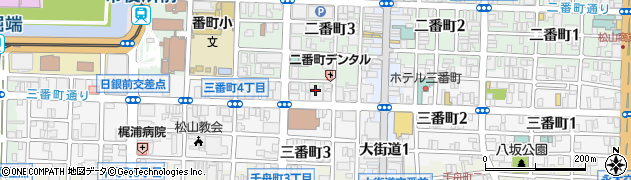 四銀総合リース株式会社　松山営業所周辺の地図