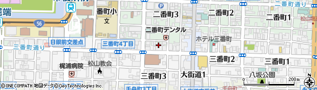 四銀安田ビル管理事務所周辺の地図