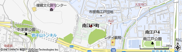 愛媛県松山市南江戸町周辺の地図
