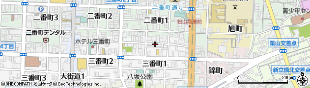 門田クリーニング店周辺の地図
