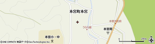 田辺市本宮体育館周辺の地図