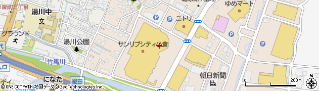 スタジオマリオ小倉　サンリブシティ小倉店周辺の地図