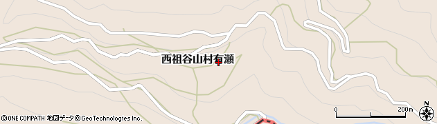 徳島県三好市西祖谷山村有瀬391周辺の地図