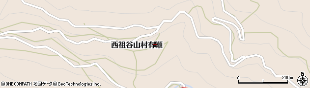徳島県三好市西祖谷山村有瀬393周辺の地図