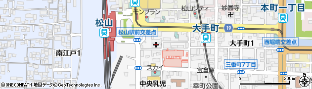 伊予銀行　いよぎんリース株式会社周辺の地図