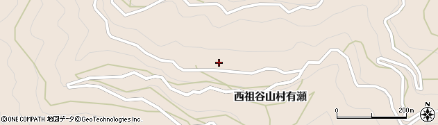 徳島県三好市西祖谷山村有瀬421周辺の地図
