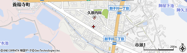 福岡県北九州市八幡西区割子川周辺の地図
