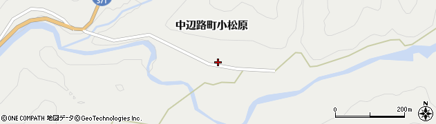 和歌山県田辺市中辺路町小松原139周辺の地図