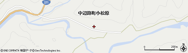 和歌山県田辺市中辺路町小松原447周辺の地図