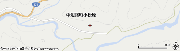 和歌山県田辺市中辺路町小松原434周辺の地図