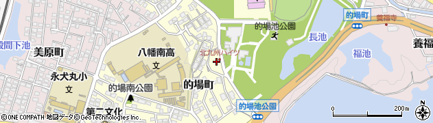 福岡県北九州市八幡西区的場町3周辺の地図