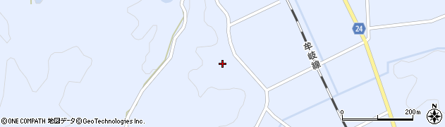 徳島県阿南市新野町西地周辺の地図