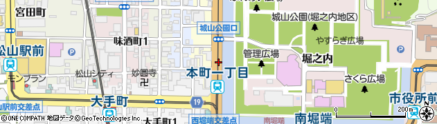 本町１丁目駅周辺の地図