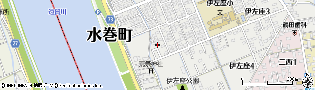 福岡県水巻町（遠賀郡）伊左座周辺の地図