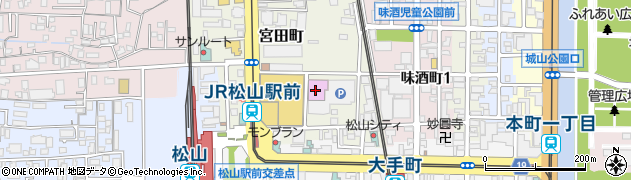 アクトスＷｉｌｌ松山周辺の地図
