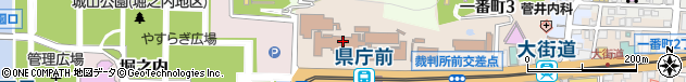 愛媛県周辺の地図