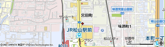 松山宮田郵便局 ＡＴＭ周辺の地図