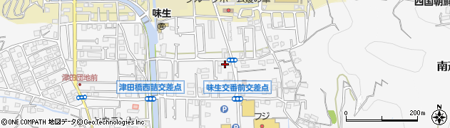 松山市農協味生支所周辺の地図