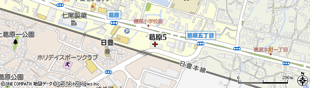 福岡県北九州市小倉南区葛原5丁目周辺の地図