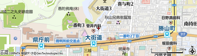 杉原楽器店周辺の地図