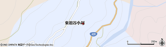 徳島県三好市東祖谷小川周辺の地図