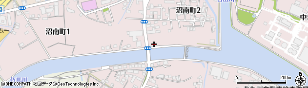 福岡県北九州市小倉南区沼南町周辺の地図