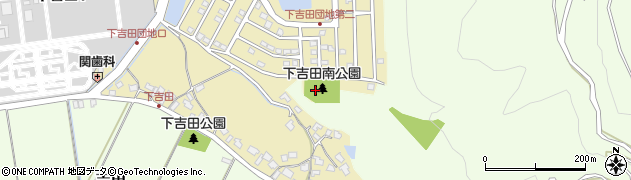 下吉田南公園周辺の地図