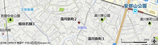 福岡県北九州市小倉南区湯川新町周辺の地図