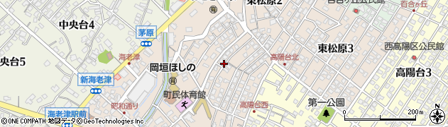 福岡県遠賀郡岡垣町東松原周辺の地図