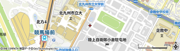 自衛隊福岡地方協力本部北九州出張所周辺の地図
