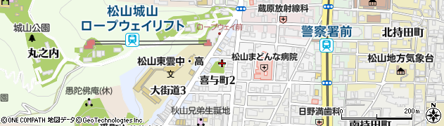 三寶寺周辺の地図
