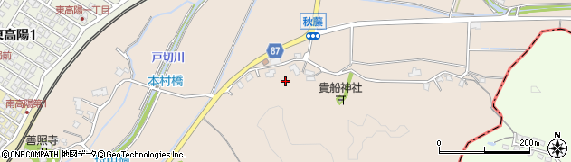 福岡県岡垣町（遠賀郡）戸切周辺の地図