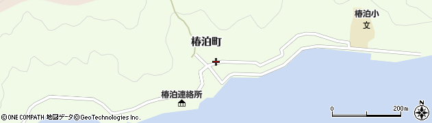 徳島県阿南市椿泊町（寺谷）周辺の地図
