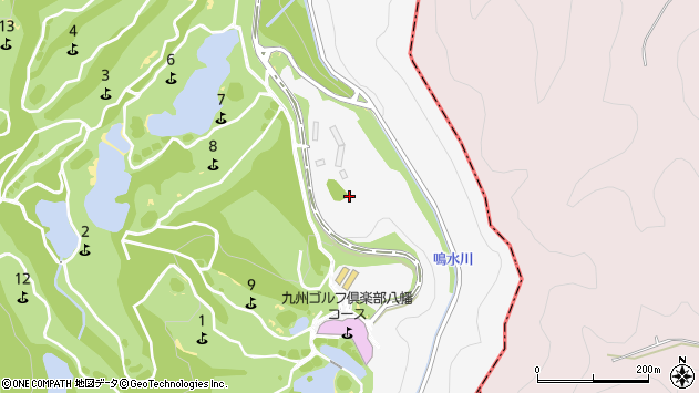 〒805-0036 福岡県北九州市八幡東区小熊野の地図