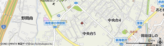福岡県遠賀郡岡垣町中央台5丁目11周辺の地図