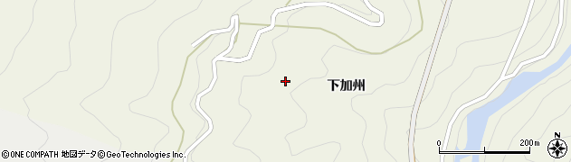 徳島県那賀町（那賀郡）掛盤（加州上ヱ）周辺の地図
