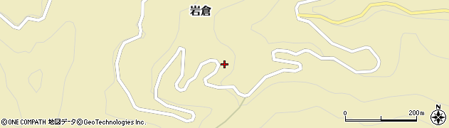 徳島県那賀町（那賀郡）岩倉（地蔵本）周辺の地図