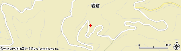 徳島県那賀町（那賀郡）岩倉（山神本）周辺の地図